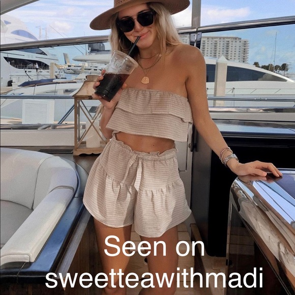 New Superdown Esperanza Short Set in Mauve Medium - Picture 4 of 10